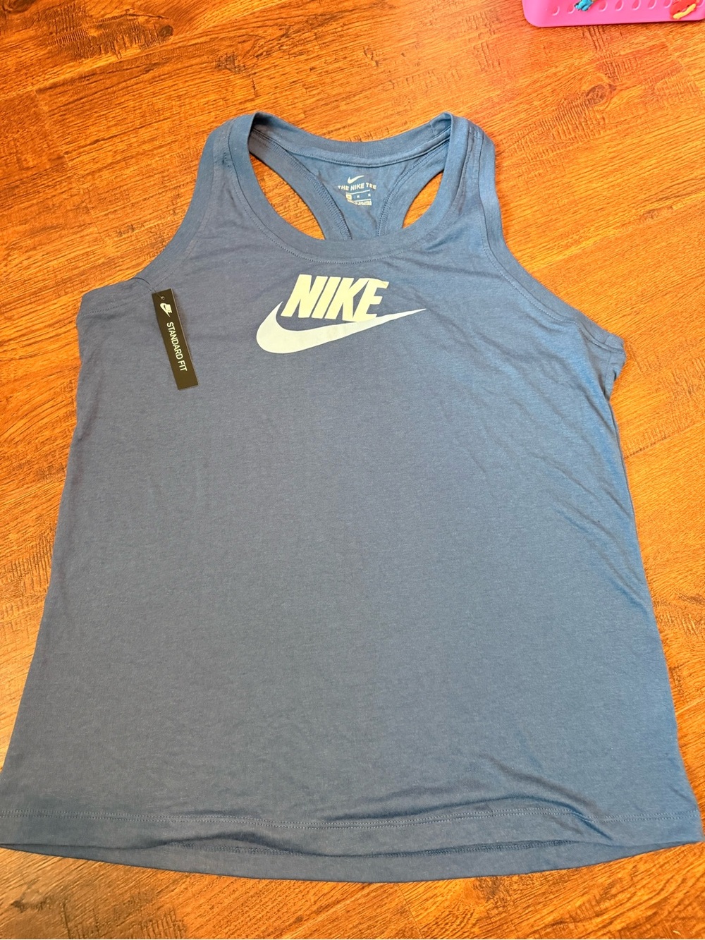 Nike Dri-FIT Tank Top Women’s Size M NWT Blue Racerback Athletic